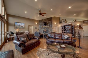 couch in large living room