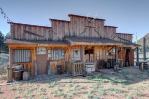 old west style ranch exterior