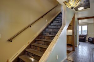 wooden stairs photo