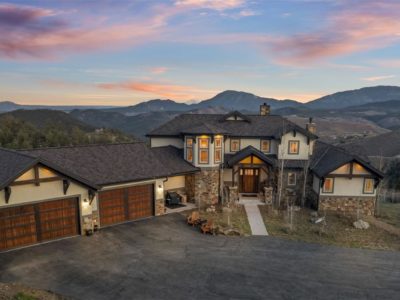 Stunning custom home on 121+ acres with unbelievable views!