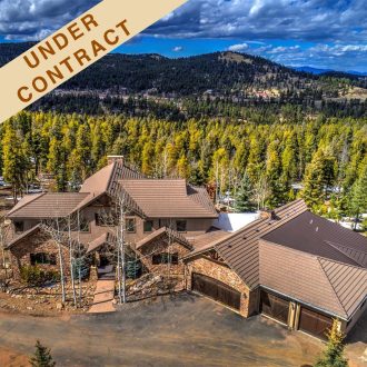 Luxury estate on 10 acres with stunning views.